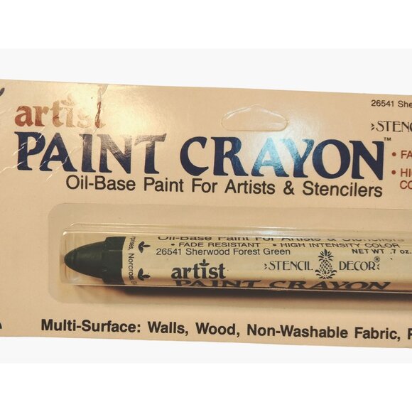 Artist Paint Crayon Forrest Green Stenciler 26541 - Picture 4 of 7